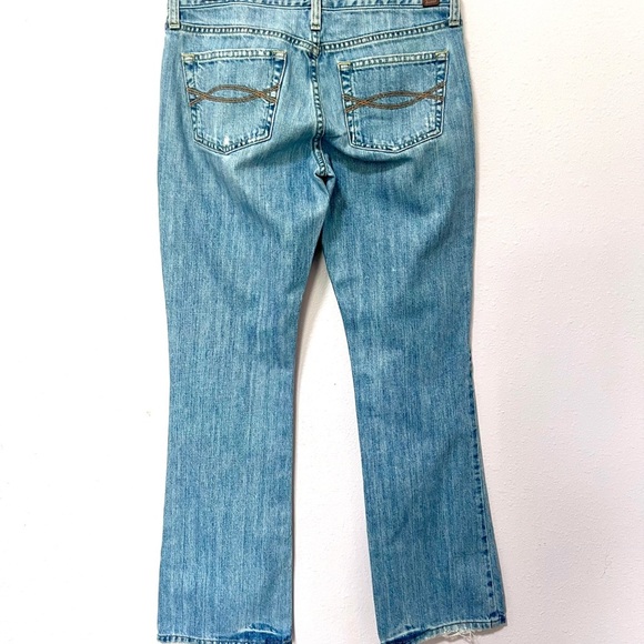 Abercrombie & Fitch Blue bootcut Leg Jeans 4S vintage - Picture 9 of 9